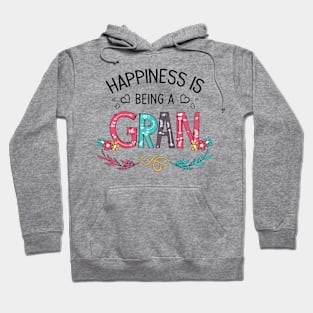Happiness Is Being A Gran Wildflowers Valentines Mothers Day Hoodie
